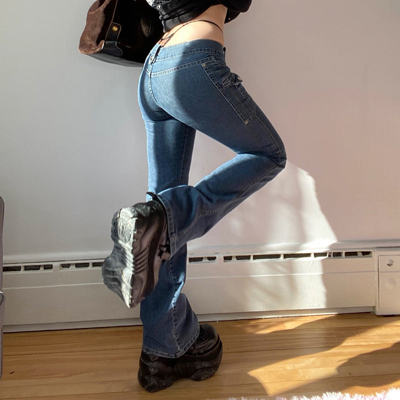 Jeans mit niedriger Taille