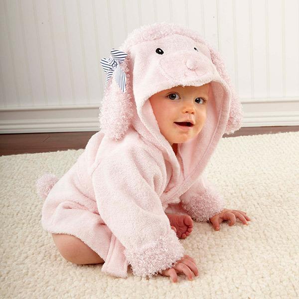 Babybademäntel mit niedlichen Tiermotiven