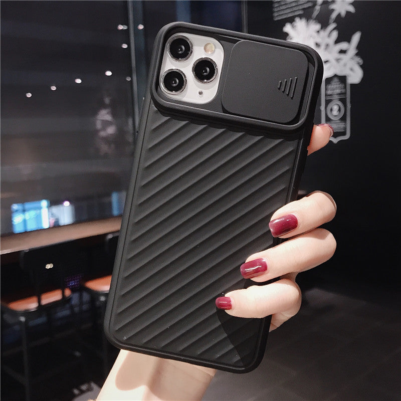 Slide Camera Lens Protector Phone Case