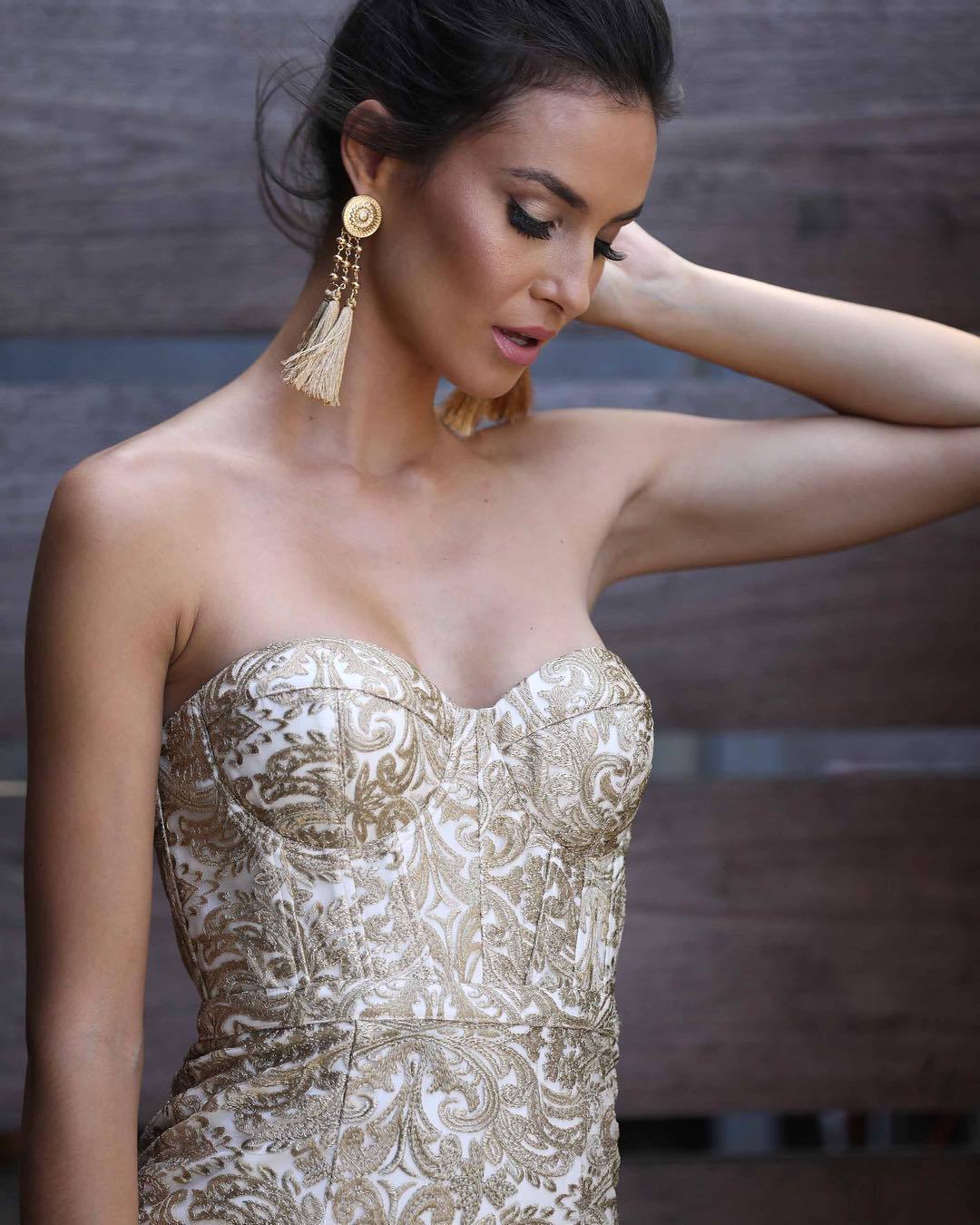 Fishtail MIDI Evening out dress