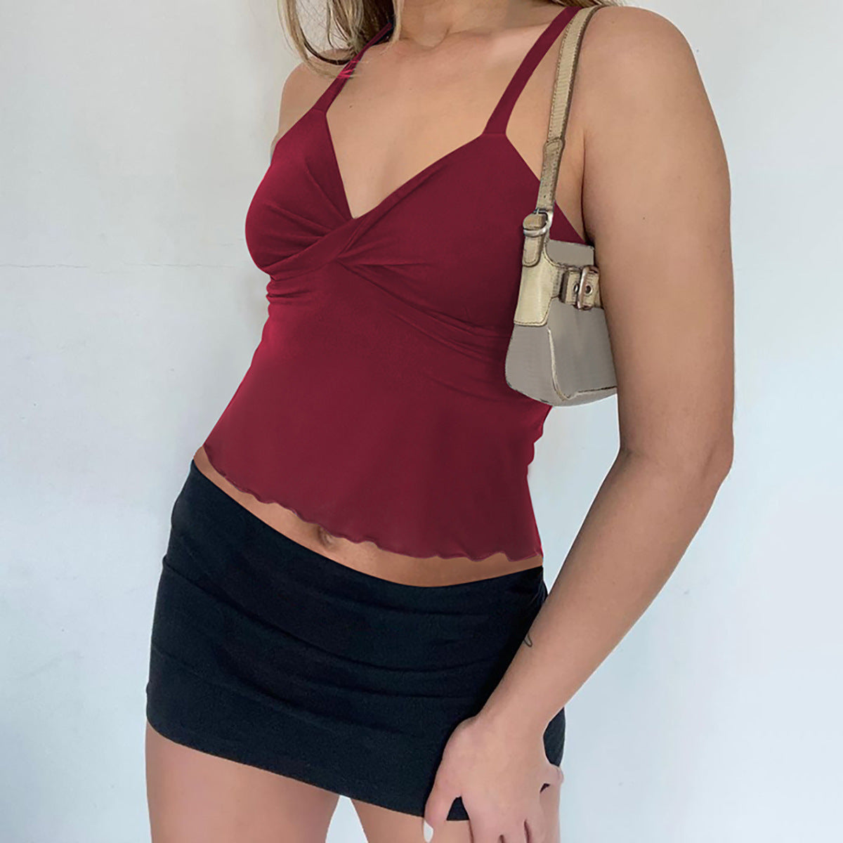 Bow Camisole Backless Edge Bandeau