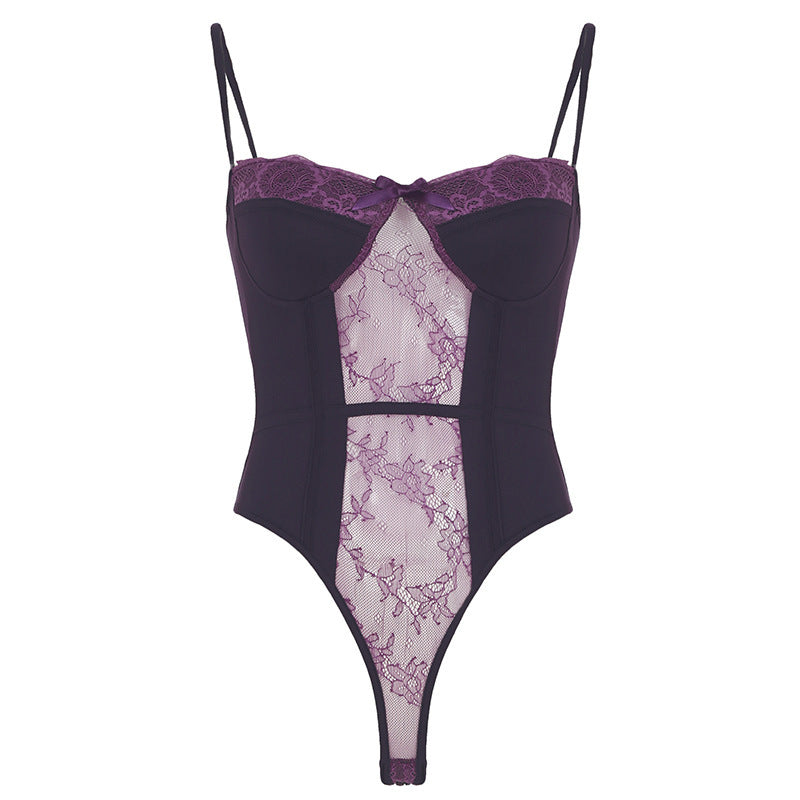 One-piece Bodysuit lace design