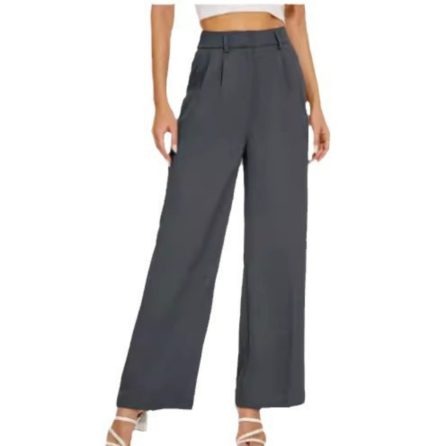 Freizeithose mit hoher Taille