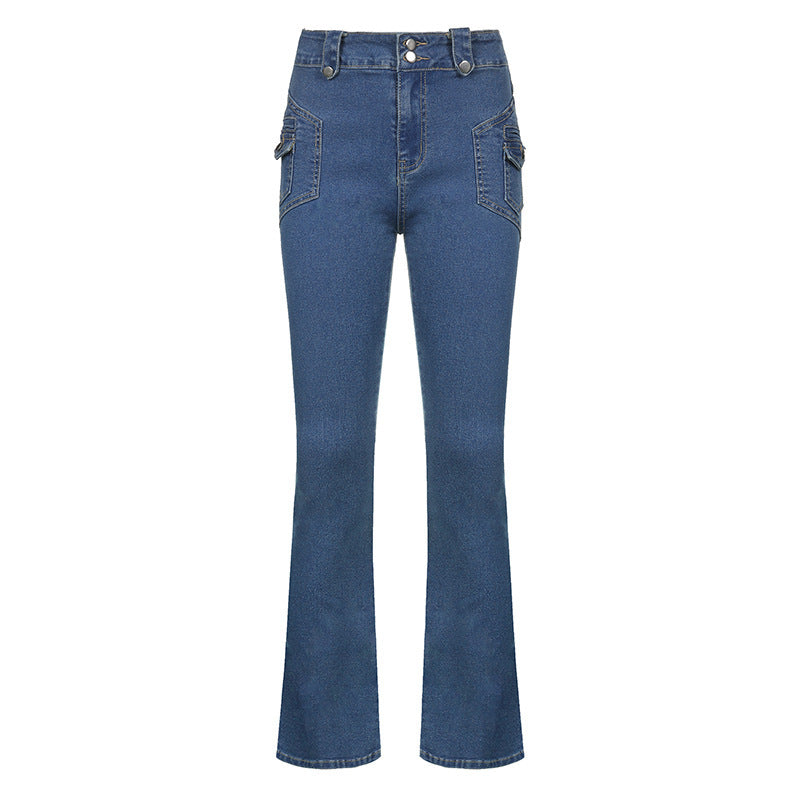Jeans mit niedriger Taille
