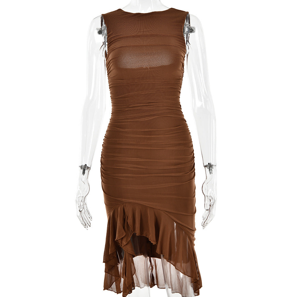 Vestido sin mangas estilo