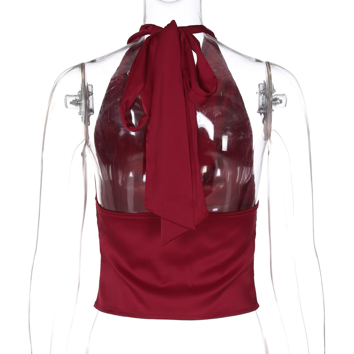 Women's Halter Backless Tied Top