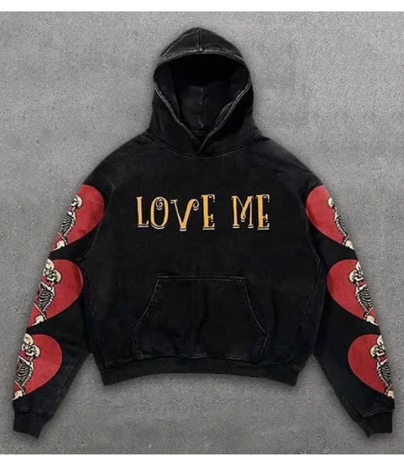 KISS ME 3D-Druck Kapuzenpullover