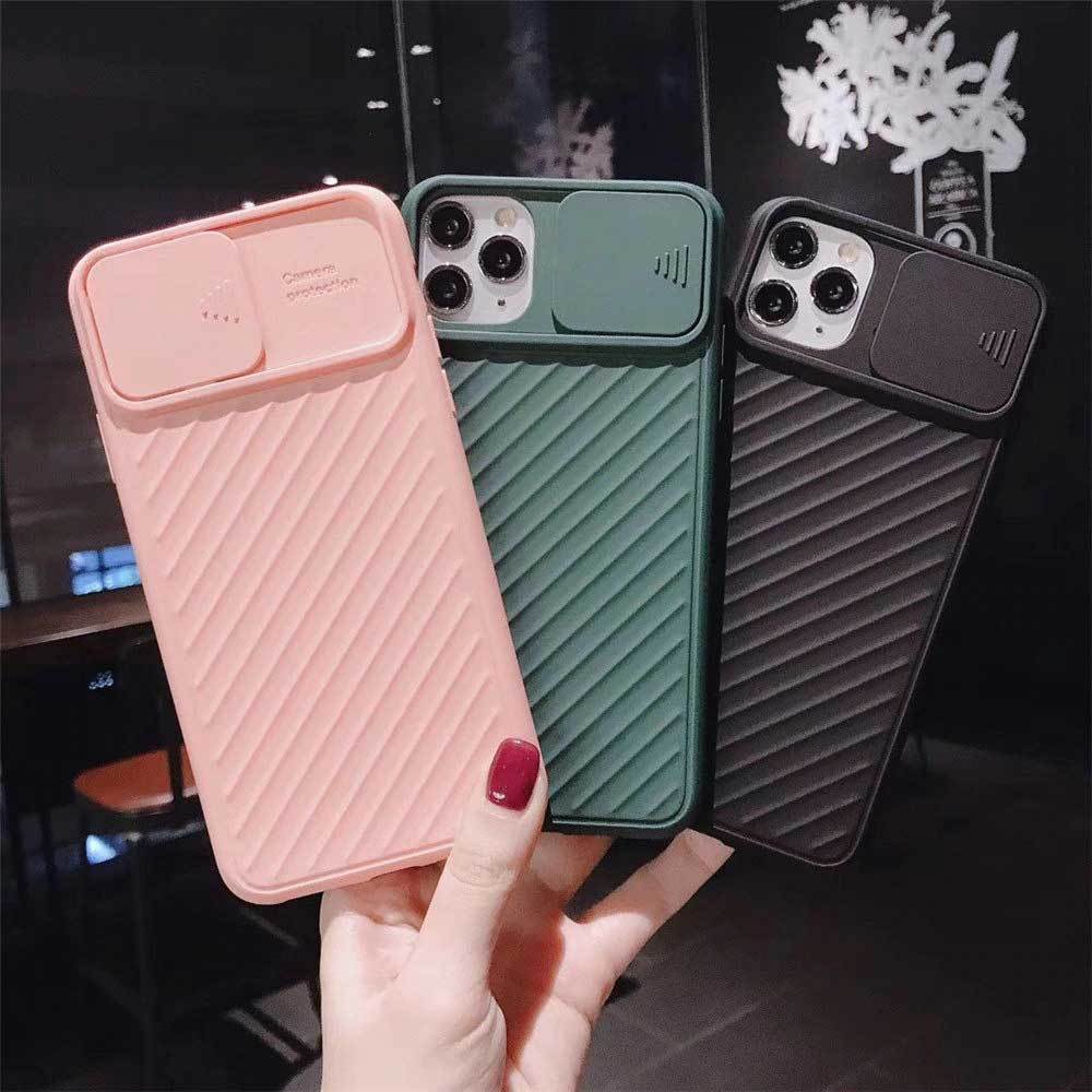 Slide Camera Lens Protector Phone Case