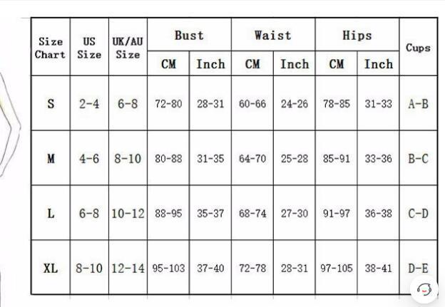 Three-piece pattern Swimsuit