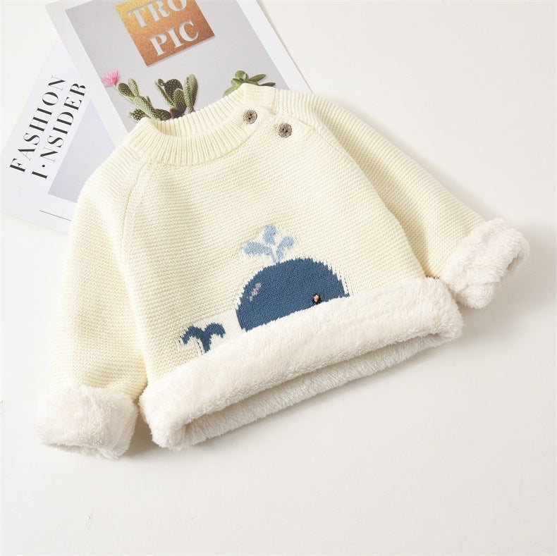Ropa cálida de peluche para bebé