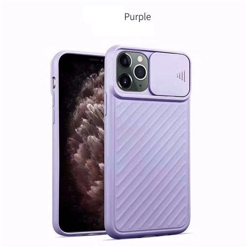 Slide Camera Lens Protector Phone Case