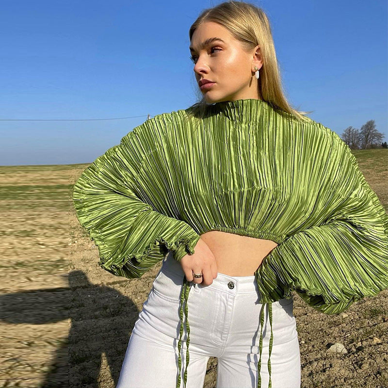 New fashionable top with exposed navel for women