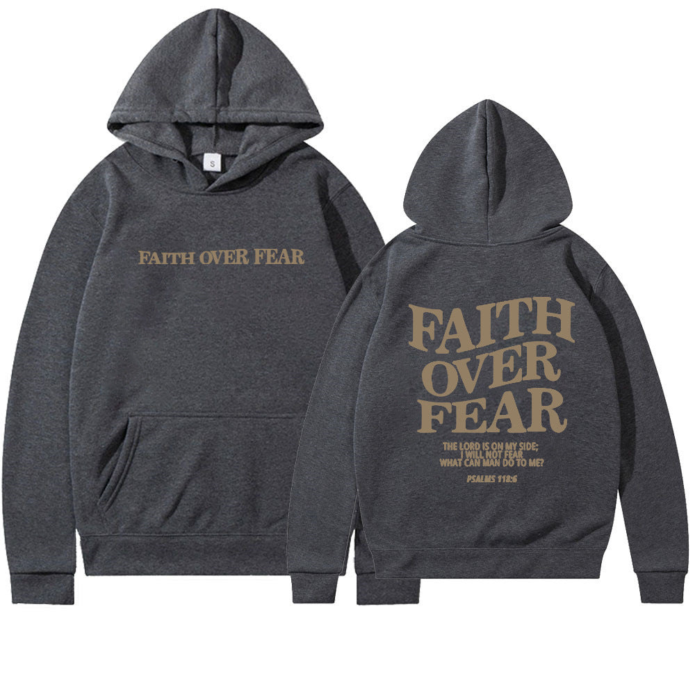 Faith Over Fear Christian Hoodie Unisex