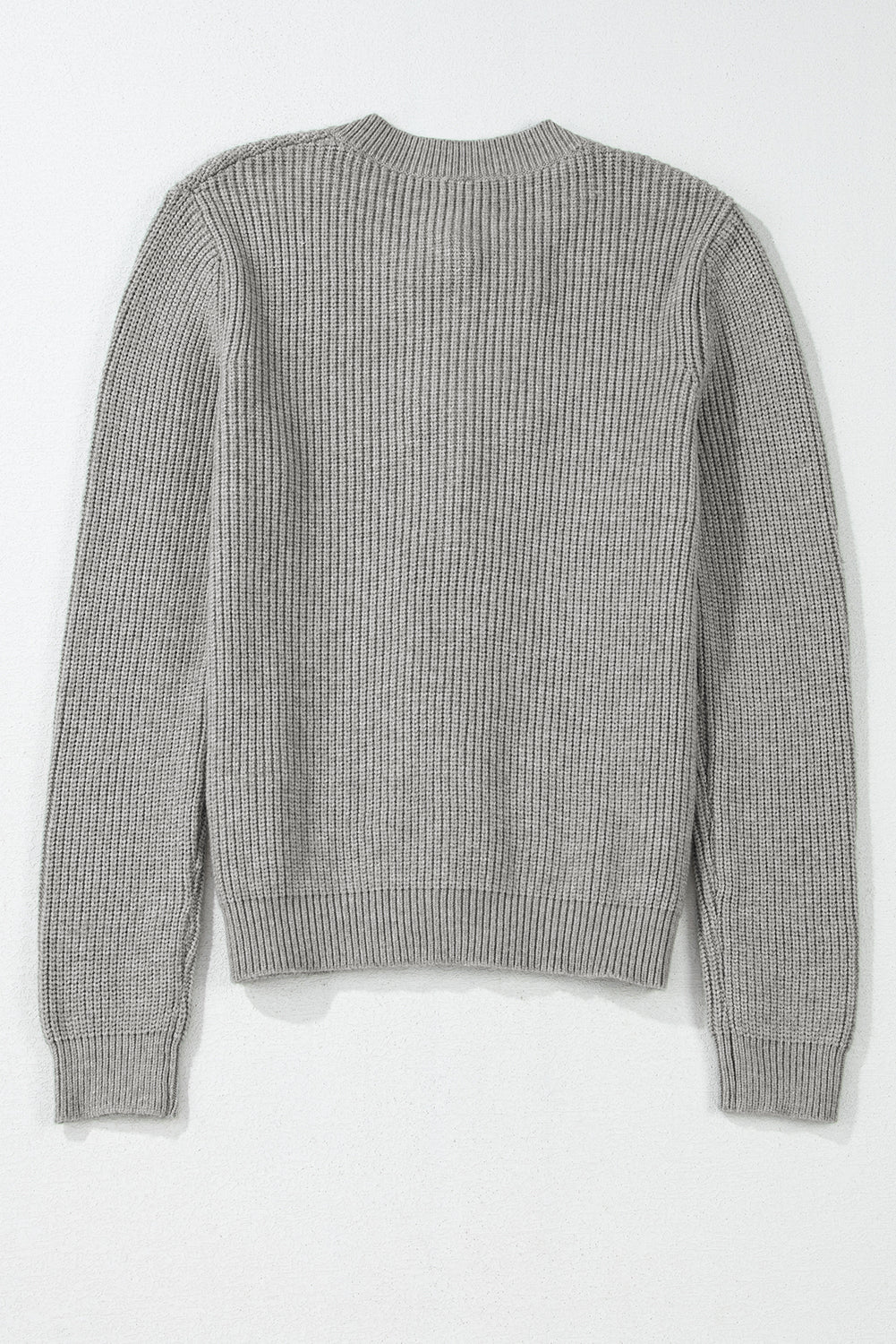 Philippine Gray – Süße, kurze Strickjacke mit Schleife vorn