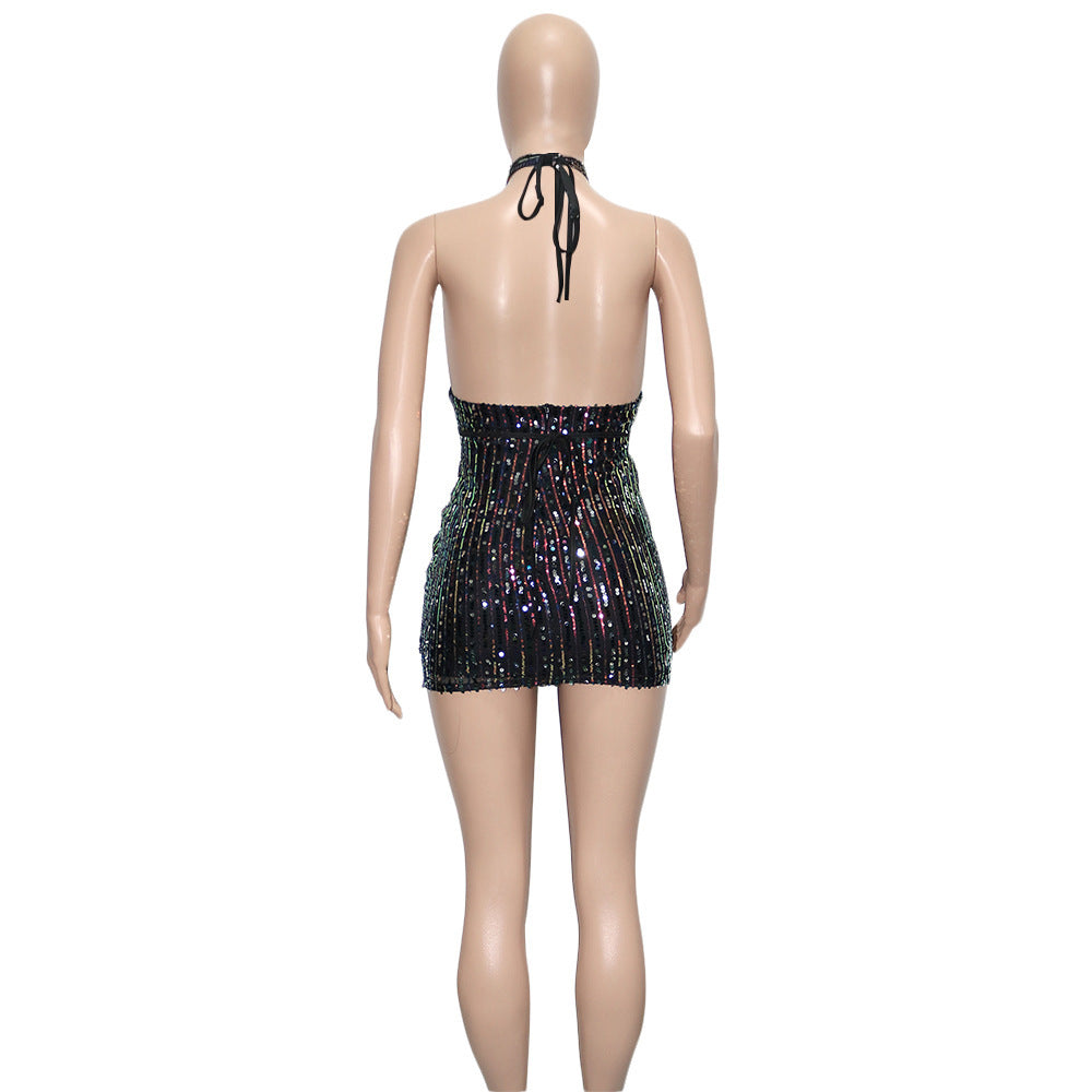 Elegantes Paillettenkleid