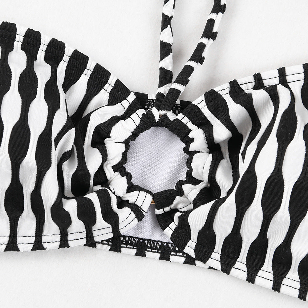 Three-piece pattern Swimsuit
