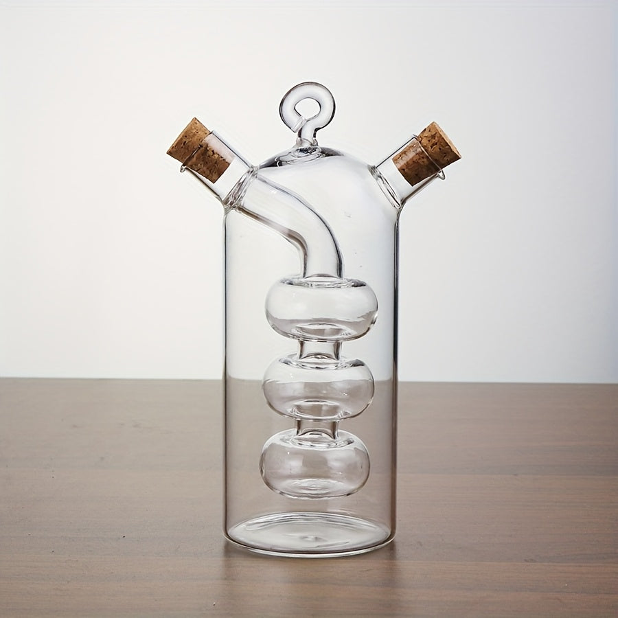 2-In-1 Glass Olive Oil And Vinegar Dispenser Kitchen Supplies