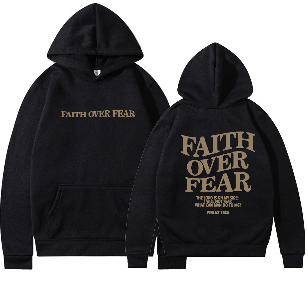 Faith Over Fear Christian Hoodie Unisex
