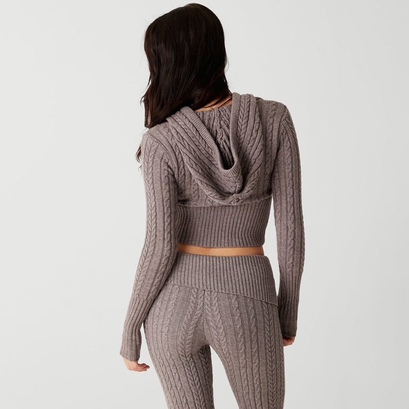 Knitted Trouser & Sweater Suit Women