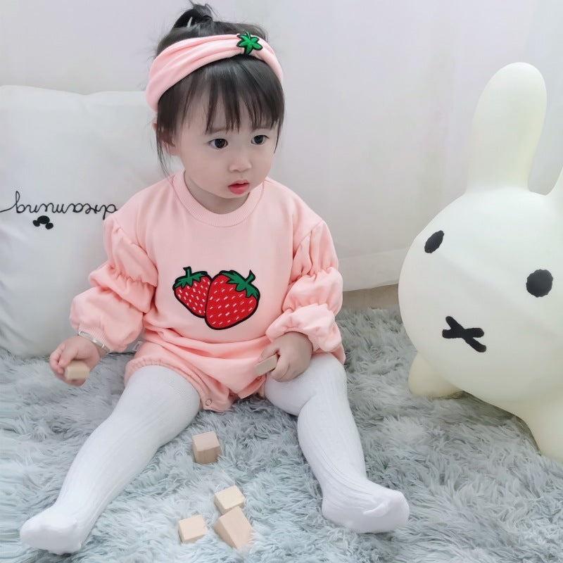 Baby-Overall mit Rüschenärmeln