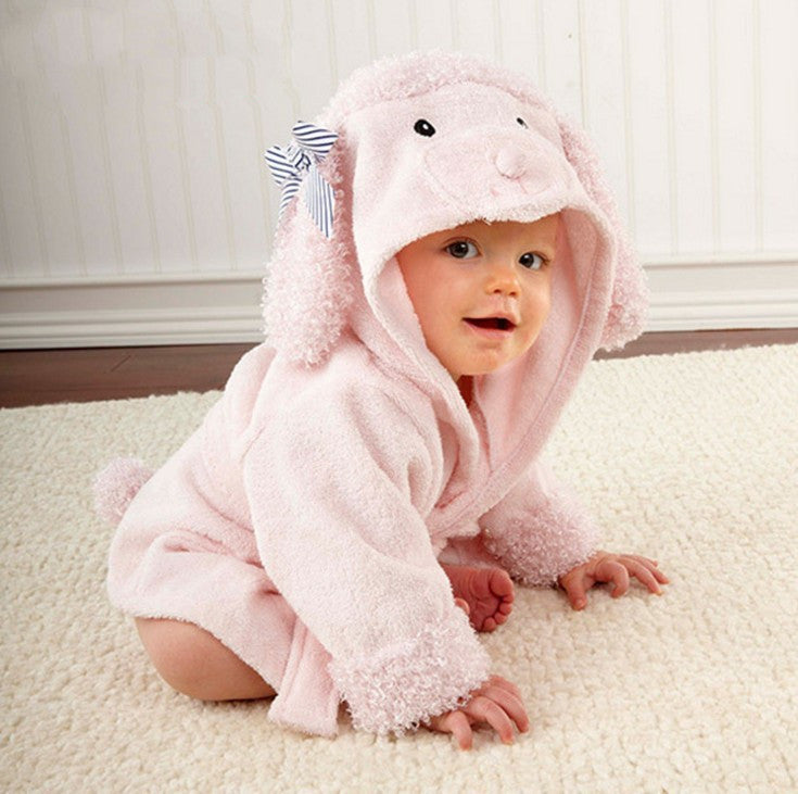 Babybademäntel mit niedlichen Tiermotiven