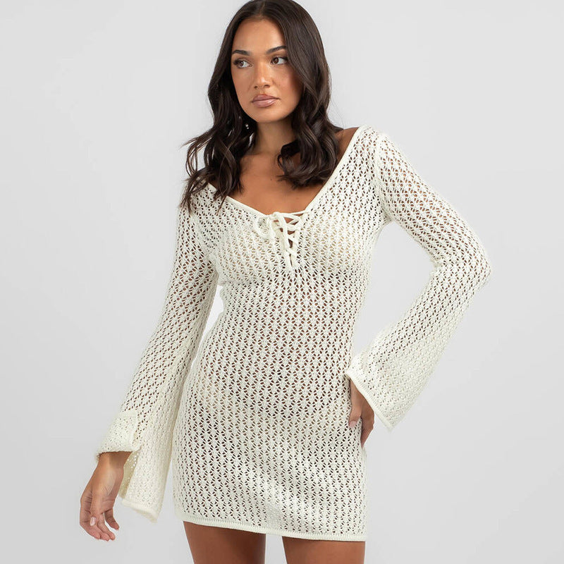 Women's Knitted Bikini Cover ups