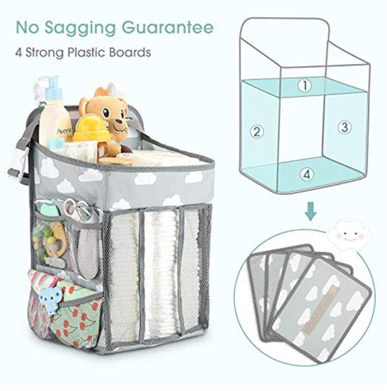 Tragbarer Babybett-Organizer
