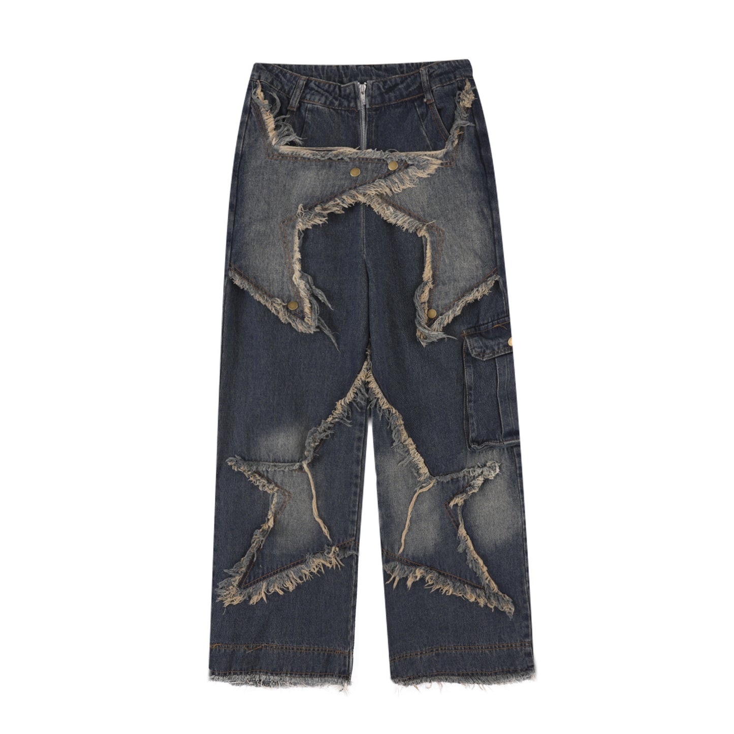 Gerade geschnittene, lässige Jeans von Heavy Industry