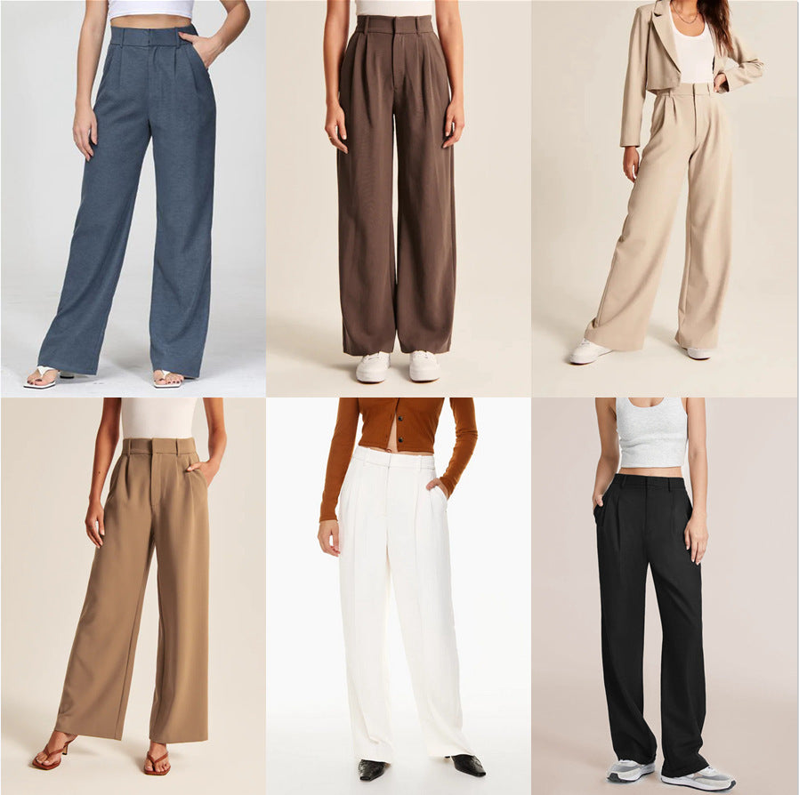 Freizeithose mit hoher Taille