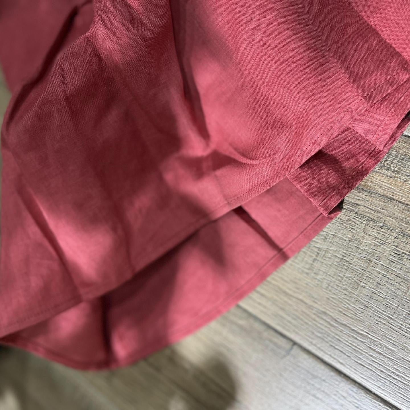 Little Girls Sleeveless Cotton Linen Dresses