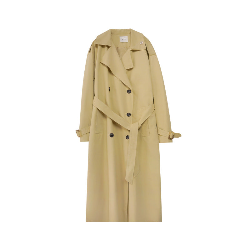 British style loose windbreaker jacket for women