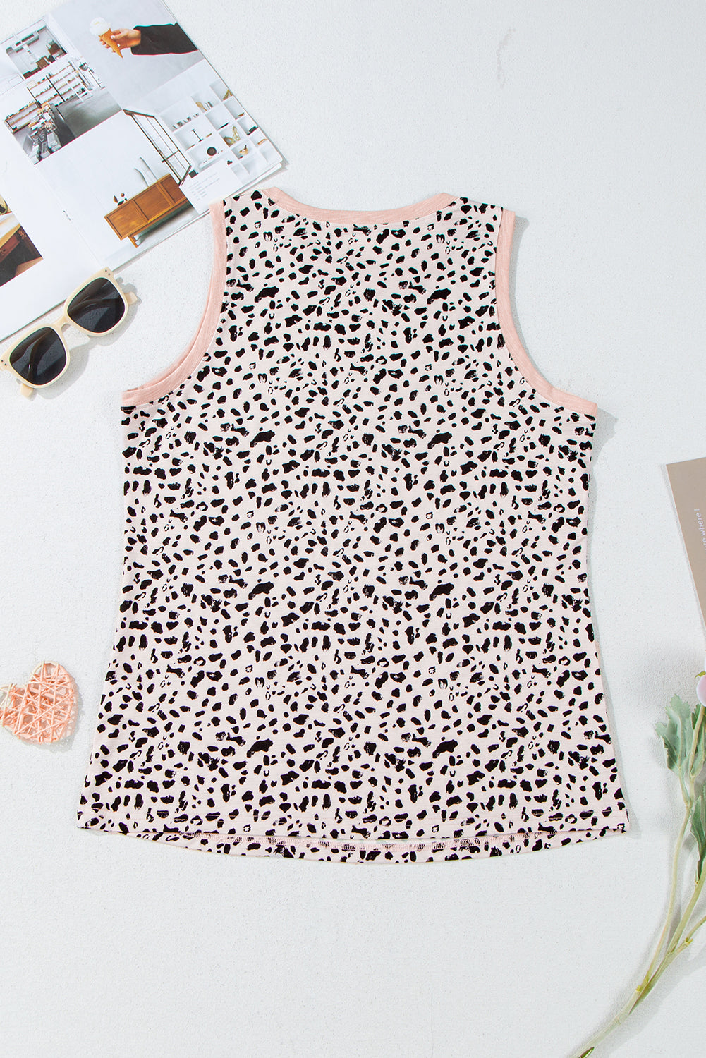 Tanktop mit Leopardenmuster