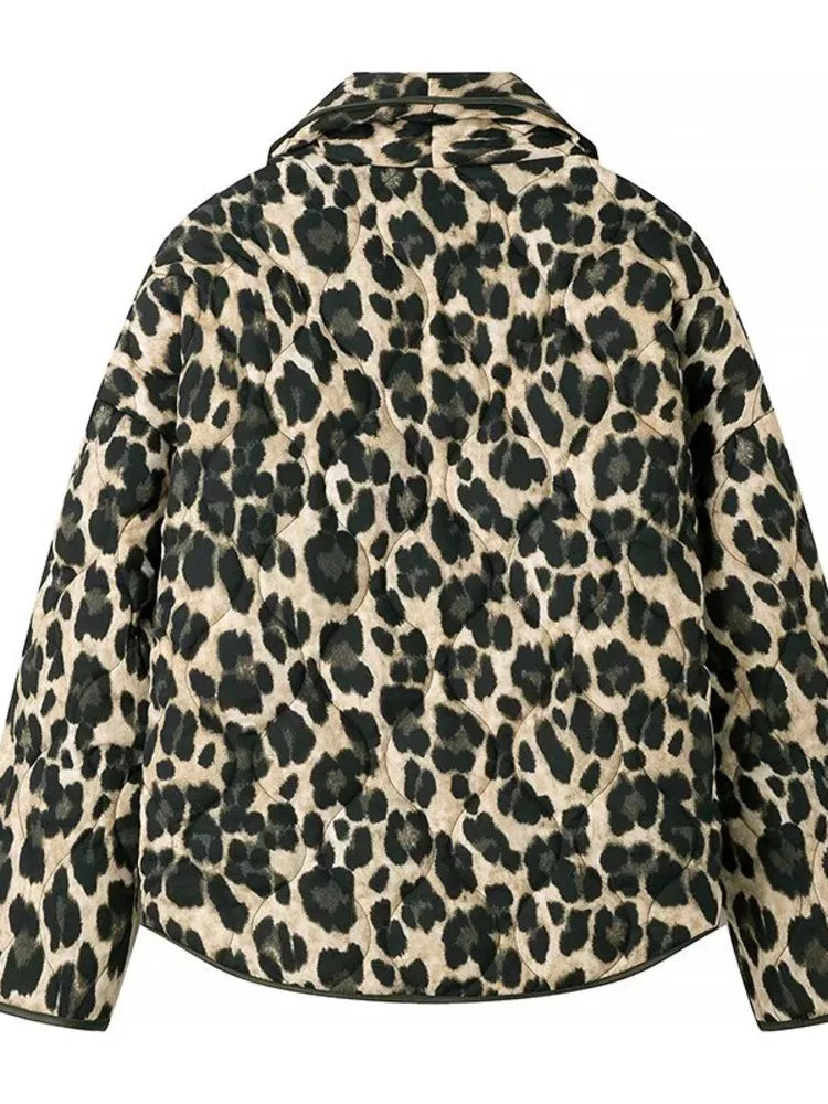 Cardigan Leopard Print Jacket