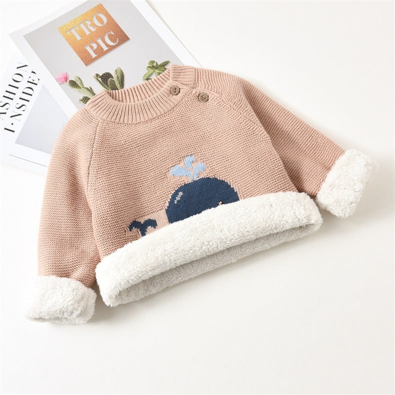 Ropa cálida de peluche para bebé