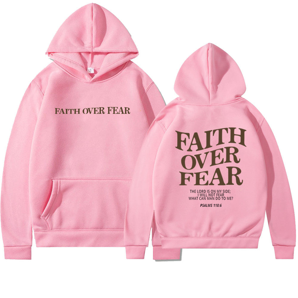 Faith Over Fear Christian Hoodie Unisex