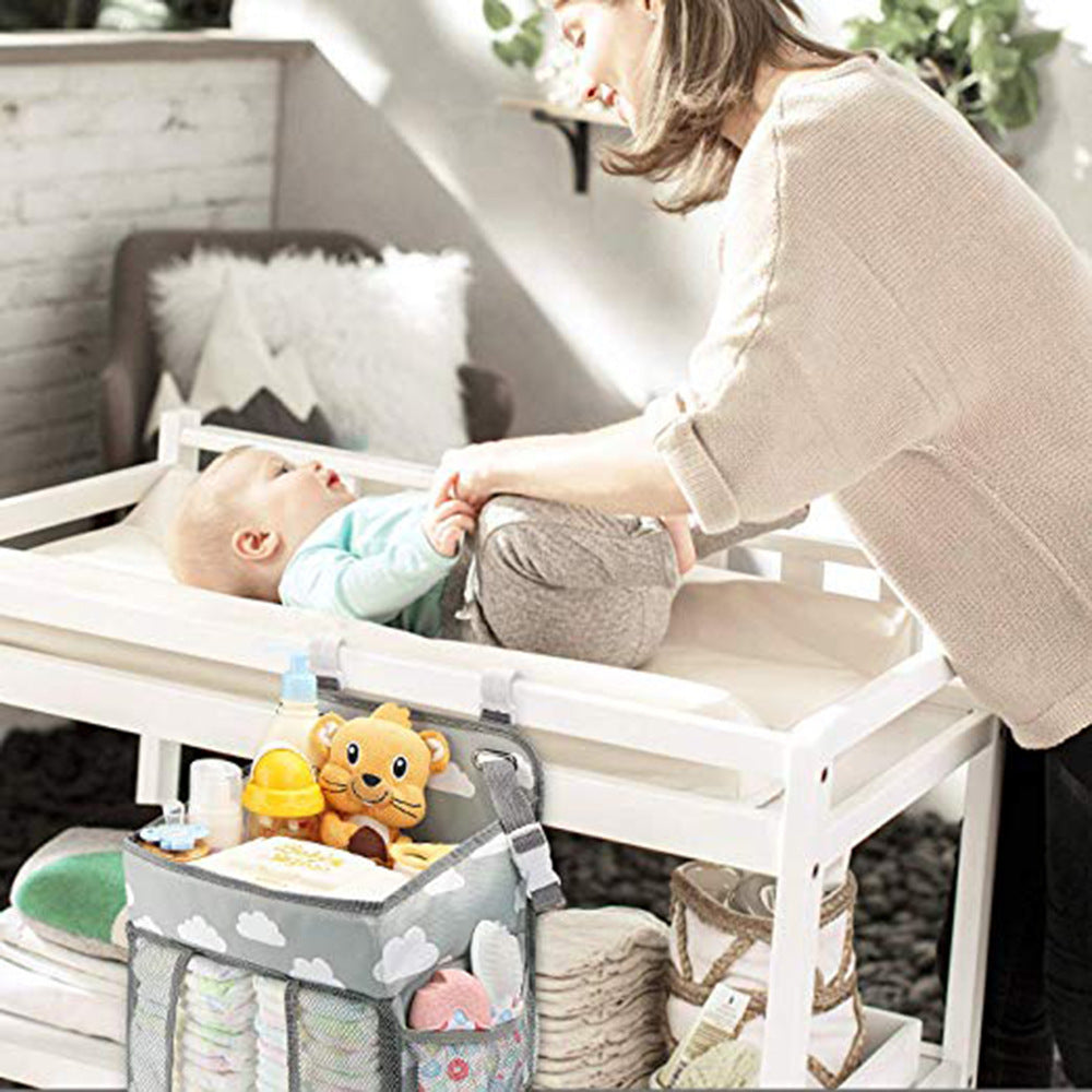 Tragbarer Babybett-Organizer