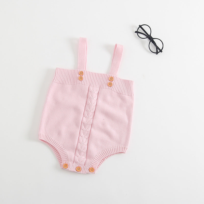 Gestrickte Baby-Strampler