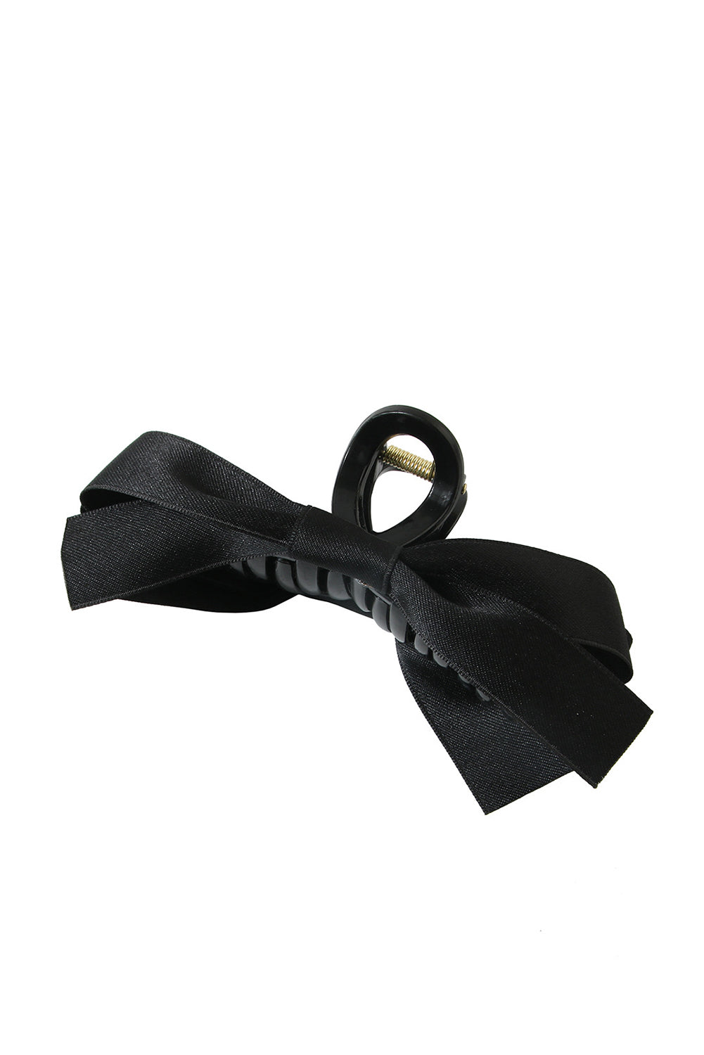 Pinza para el pelo con decoración de lazo negro