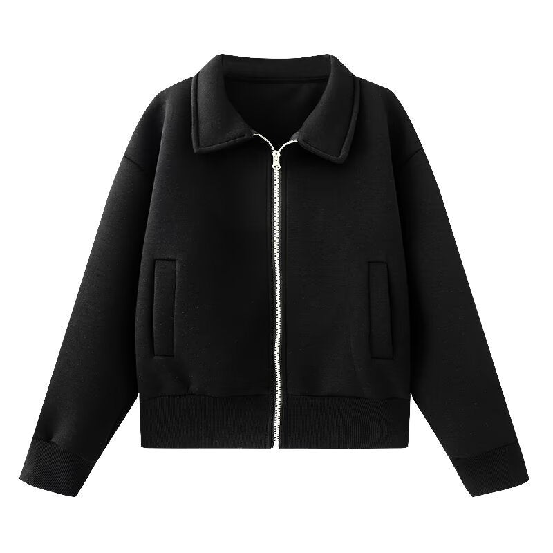 Autumn diving suit fabric effect pilot jacket jacket baseball suit for women