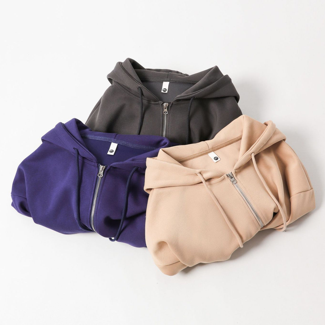 Solid Color Retro Simple Hooded Jacket For Men