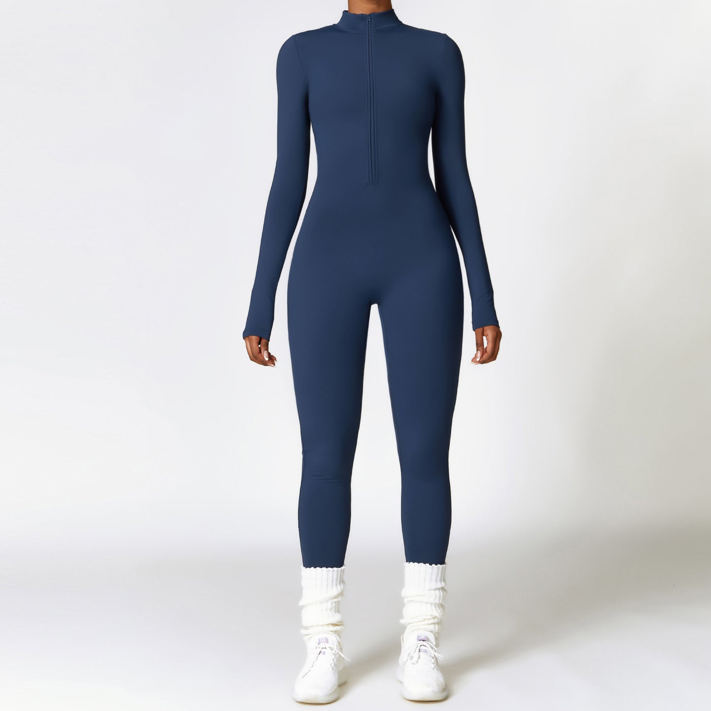 Warm Long-sleeved Jumpsuit Yoga Fitness
