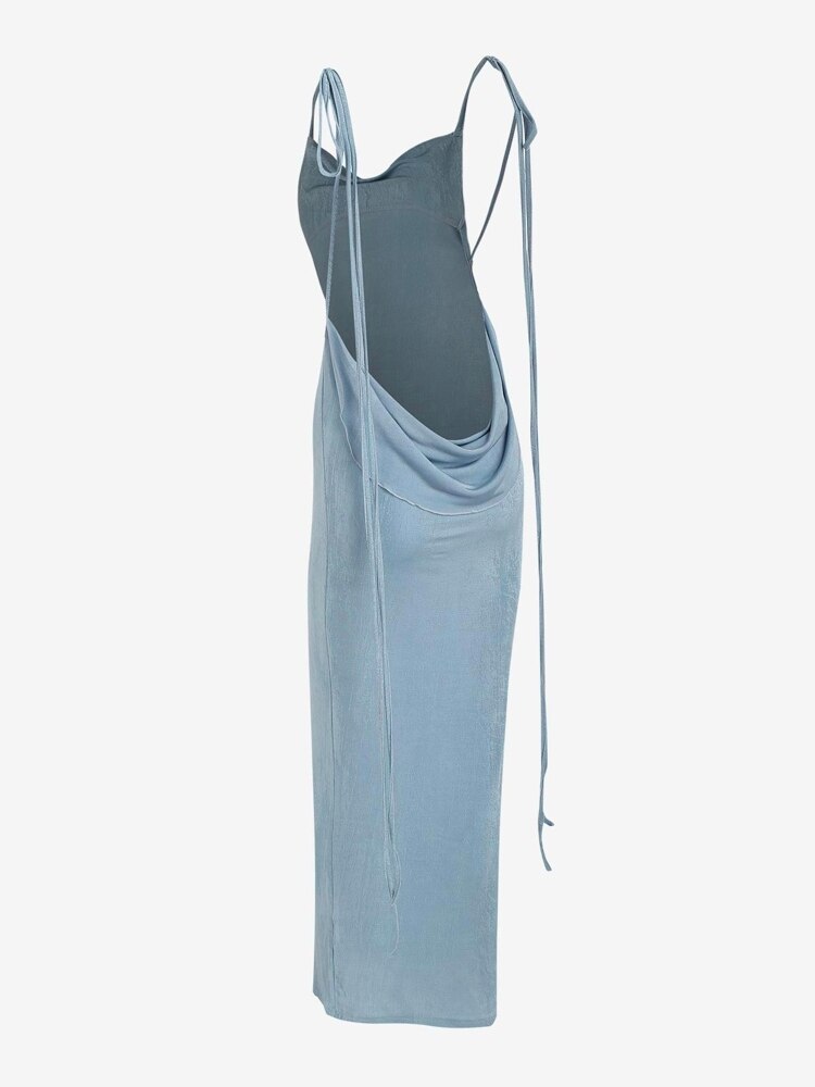 Cowl Back Dress