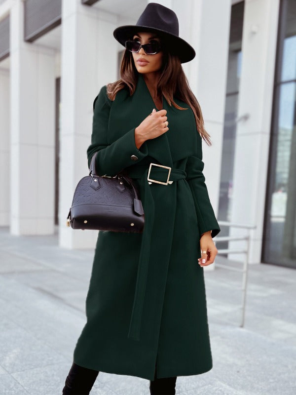 New autumn and winter minimalist woolen jacket
