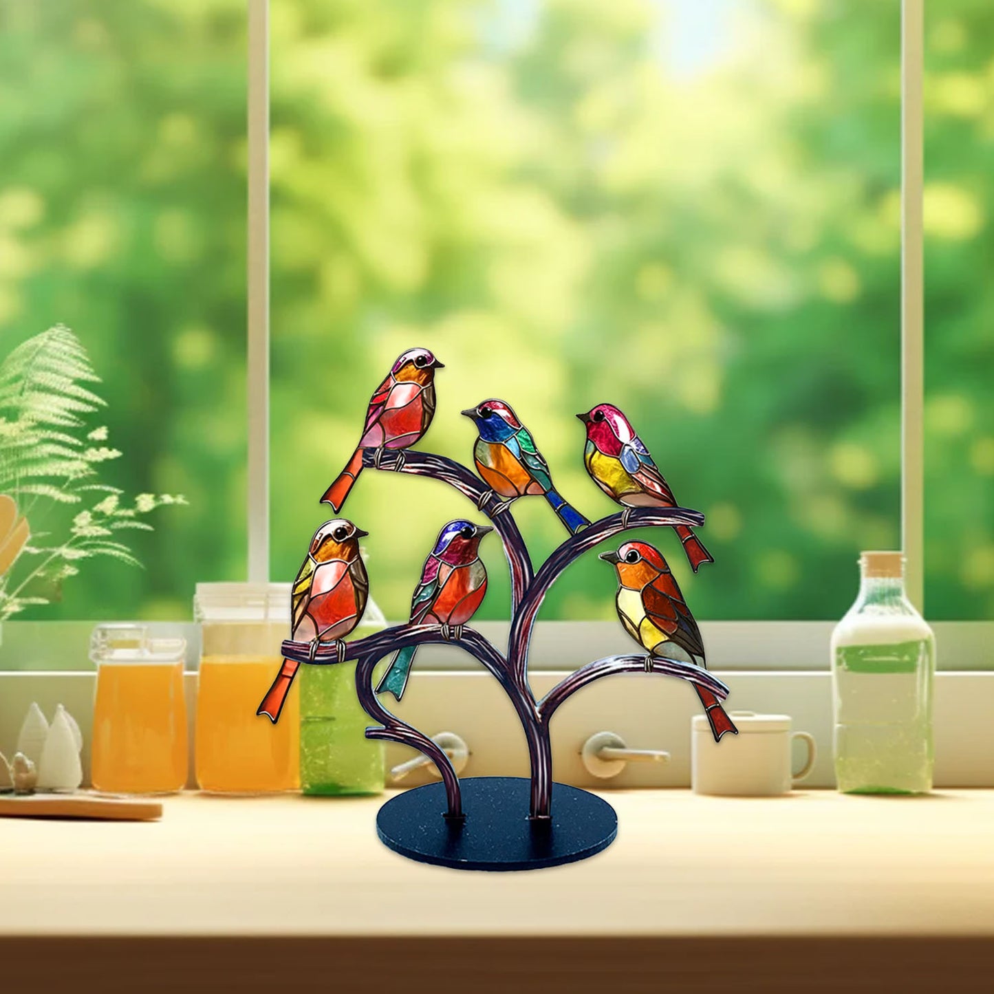 Zibi animal bird ornaments home decoration ornaments flowers bird pendants acrylic home