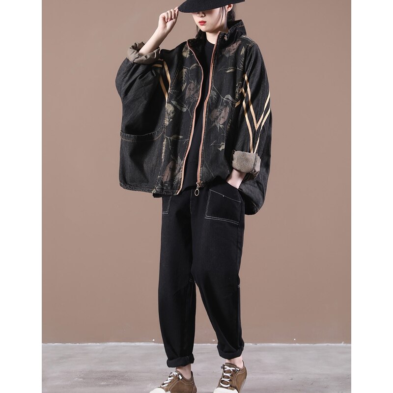 Retro Loose Casual Zipper Jacket