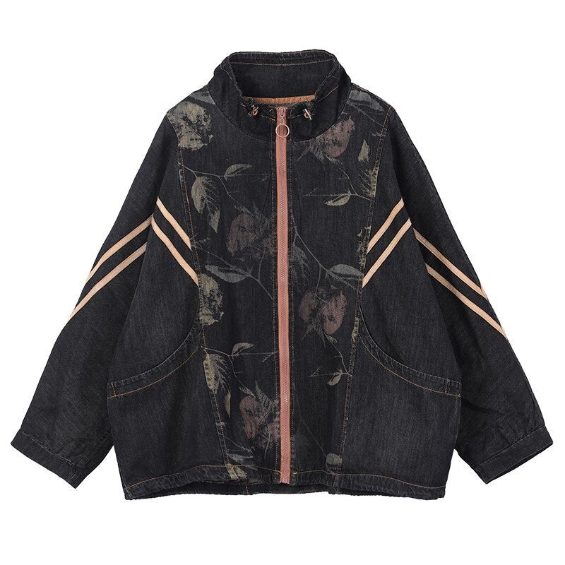 Retro Loose Casual Zipper Jacket