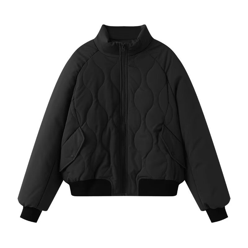 Autumn and winter pilot loose cotton jacket for women