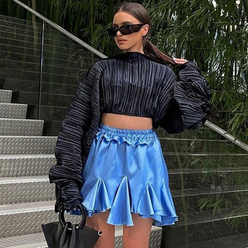 New fashionable top with exposed navel for women