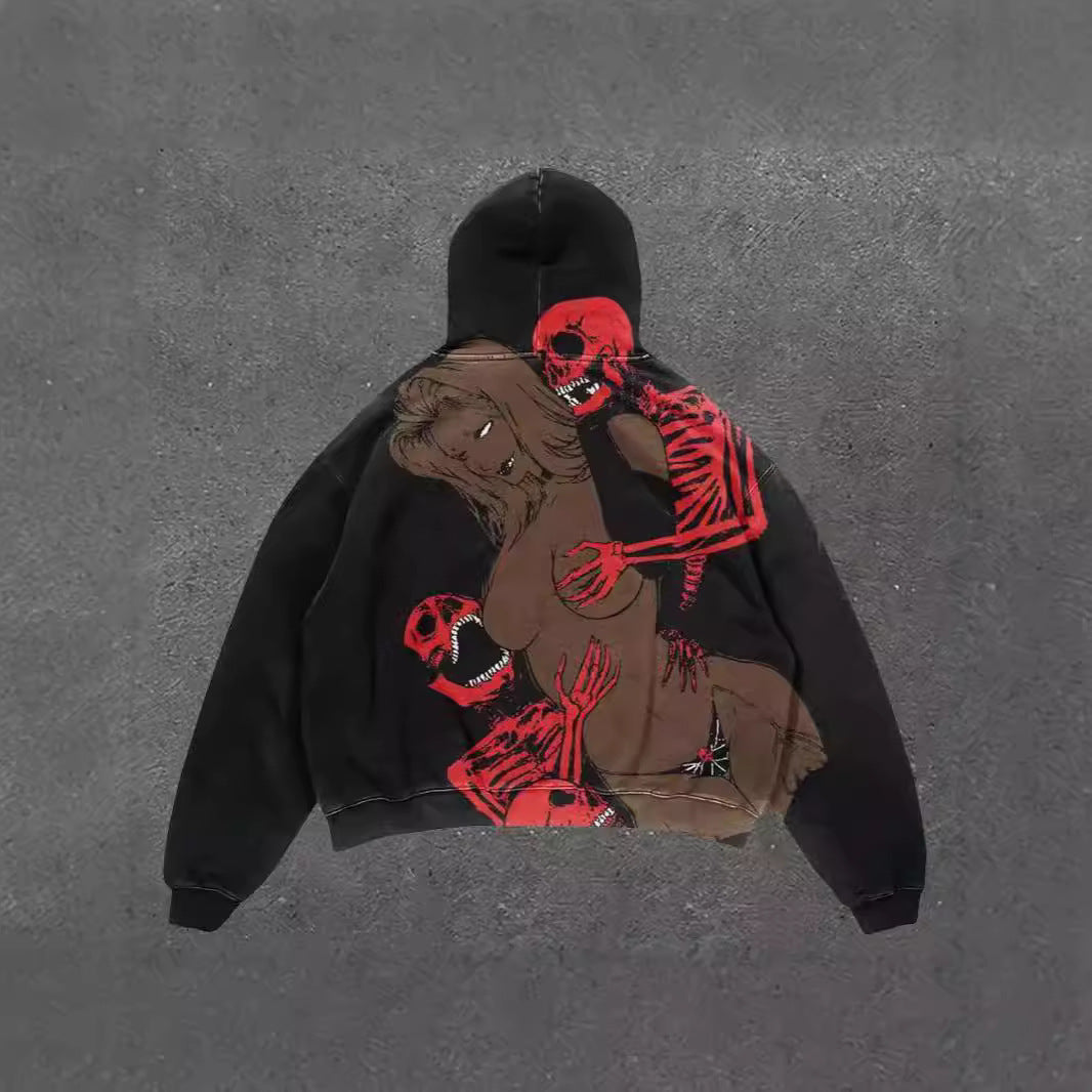 KISS ME 3D-Druck Kapuzenpullover