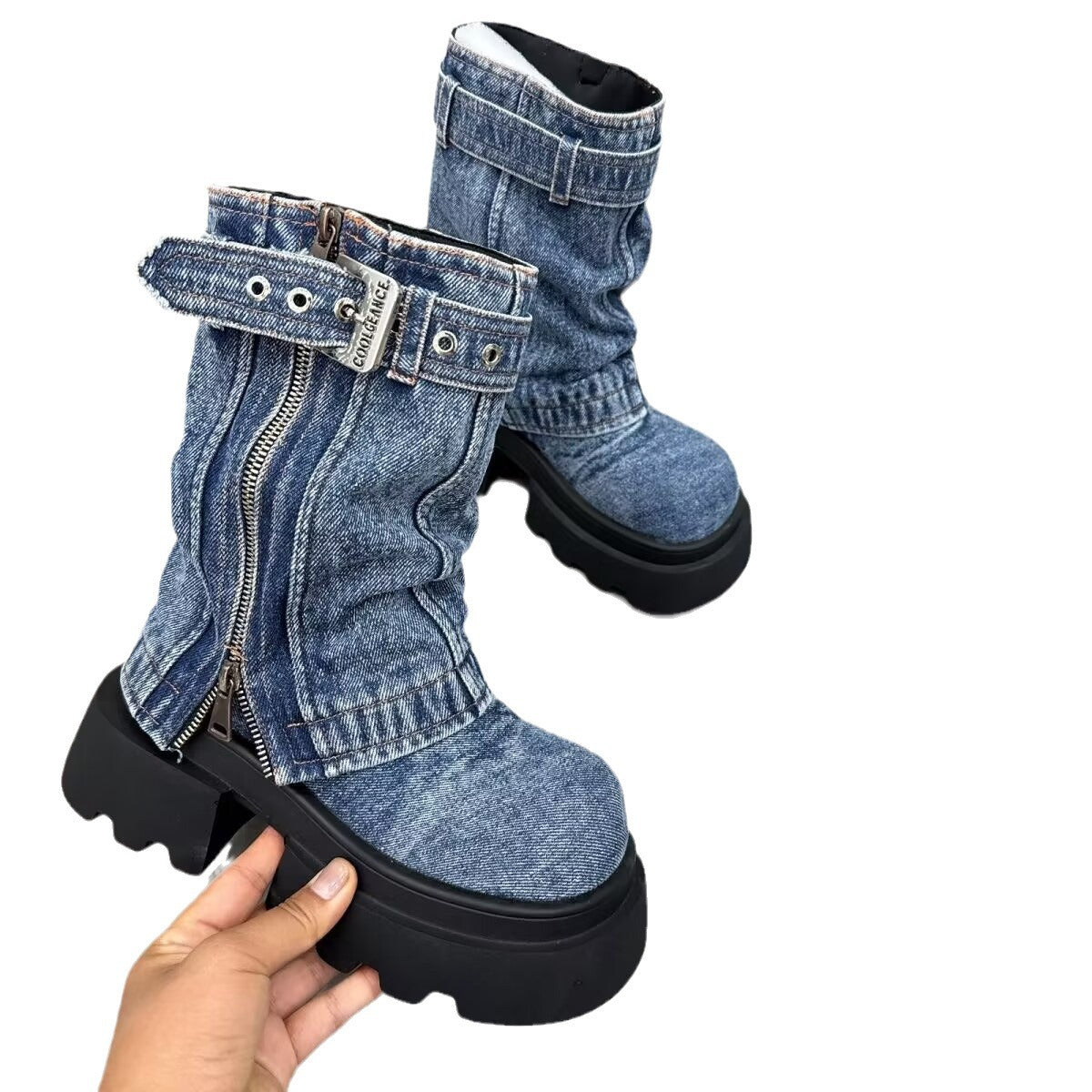 Dupe Martin Denim Boots